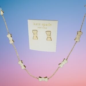kate spade Necklace & Earring Bundle